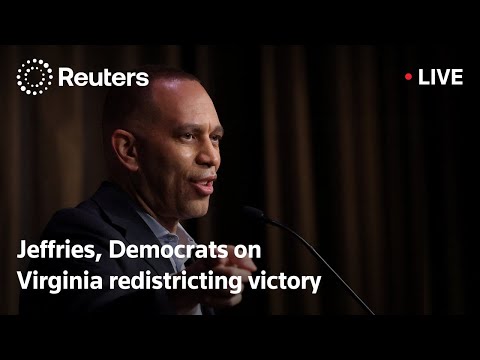 LIVE: Jeffries, Democrats speak about Virginia redistricting victory