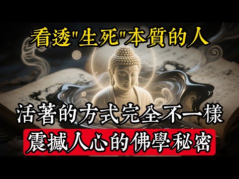 看透"生死"本質的人，活著的方式完全不一樣#佛學 #禪宗 #佛教哲學 #佛教經典