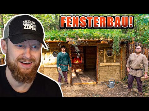 RUNDE FENSTER im Hobbithaus! - Die Naturensöhne erweitern ihr Projekt | Fritz Meinecke reagiert