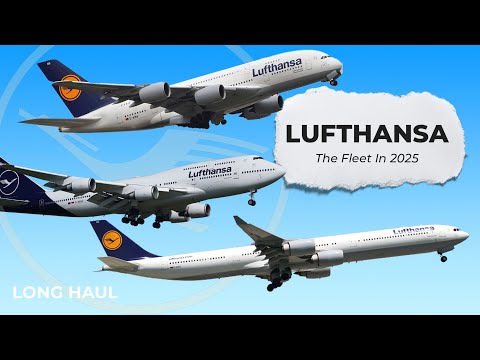 STILL Operating 3 Types Of Quadjets! The Lufthansa Fleet In 2025
