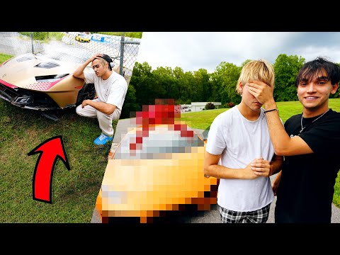 Our Brother Crashed his Lamborghini, So We Surprised Him With A New Car