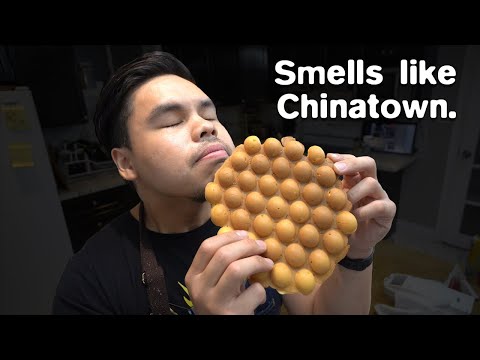 Hong Kong Style EGG BUBBLE WAFFLE From Scratch