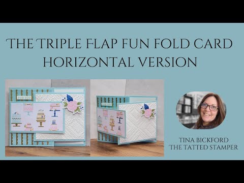 Triple Flap fun fold horizontal version