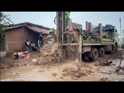 Borewell Drilling During Rainy Season And 3 HP Water Supply Arrived | The Future of Water Access
