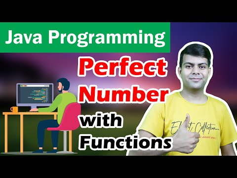 Perfect Number in Java using Functions | Java Program #ImportantTips | Computer