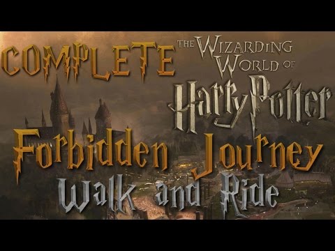 Full Hogwarts Forbidden Journey Walk and Ride