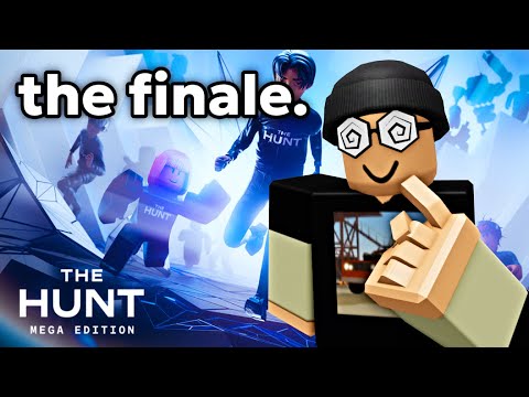 watching the roblox mega hunt finale.