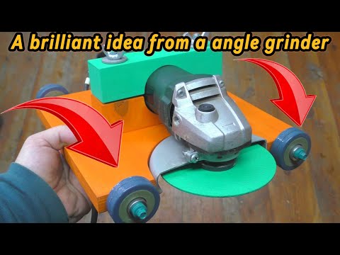 A brilliant idea from a angle grinder