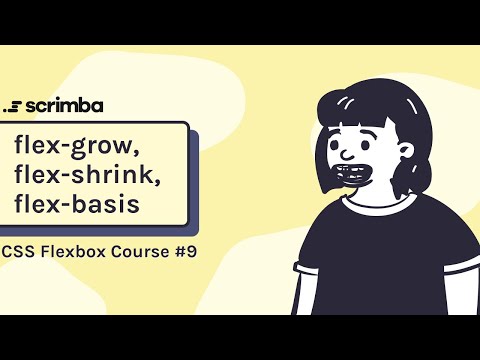 Flex grow, shrink, basis | CSS Flexbox tutorial
