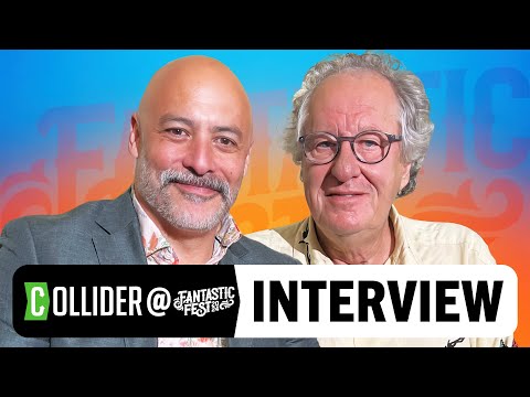 Geoffrey Rush Interview: Making Twisted Horror Movie with John Lithgow & An Evil Puppet