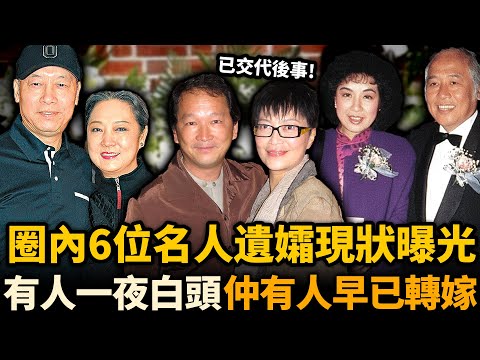 娛樂圈6位名人遺孀現狀曝光!有人繼承丈夫遺志,有人失子喪夫一夜白頭,仲有人早已轉嫁他人⋯⋯人生结局背后藏尽心酸!#陳敏兒 #南紅