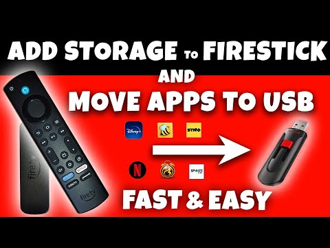 🔥HOW TO ADD STORAGE on FIRESTICK and MOVE YOUR APPS to USB - NEW UPDATE🔥