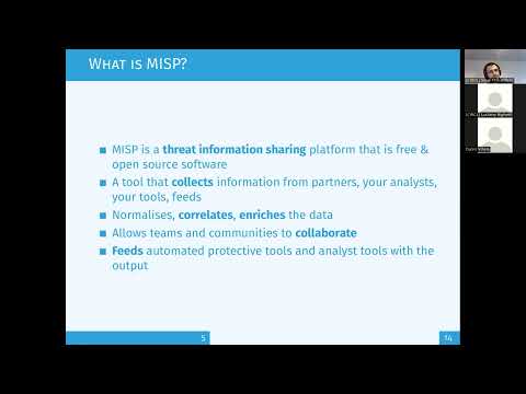 MISP Training Threat Intelligence Introduction for Analysts and Security Professional