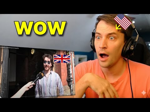 American reacts to "Asking Brits if they'd move to America"