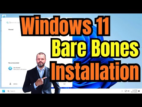 Windows 11 Bare Bones: No Bloatware No Hardware requirements