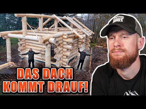Das BLOCKHAUS bekommt ein DACH! - Das Projekt der Naturensöhne geht weiter | Fritz Meinecke reagiert