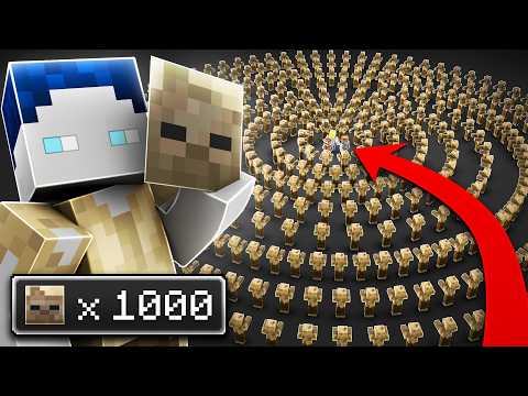 KANN IRGENDWER MEINE XXL MINECRAFT MONSTER ARMEE BESIEGEN? (XXL 1v1v1v1 BATTLE)