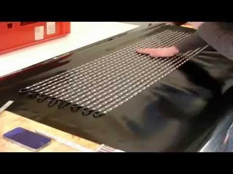 How to build a flexible LED Curtain display WS2812b | T1000S Controller Soft Display #DIY