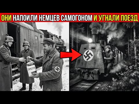 Как Партизаны угнали немецкий бронепоезд, напоив машинистов самогоном.