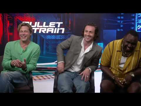 Brad Pitt "ne cesse de me harceler au téléphone !" Bullet Train interview