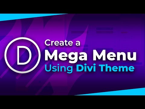How to set up a Mega Menu using the Divi Theme's Header (no additional plugins!)