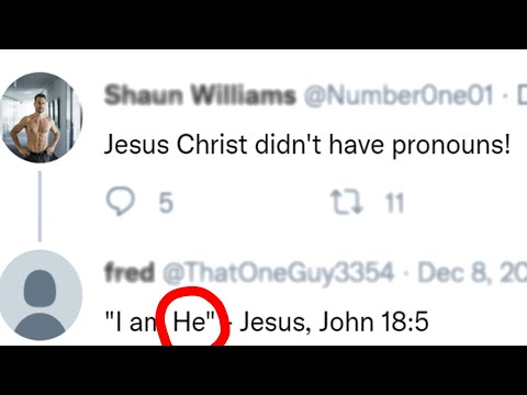 r/Clevercomebacks | did jesus have pronouns?