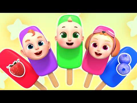 Fruit Ice Cream Song 🍦 Learn Colors + Baby Song | Nursery Rhymes & Kids Song