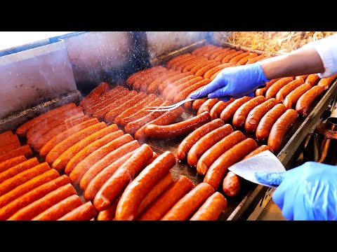American Street Food - The BEST HOT DOGS in Chicago! Jimโs Original Sausages, Burgers, Pork Chops