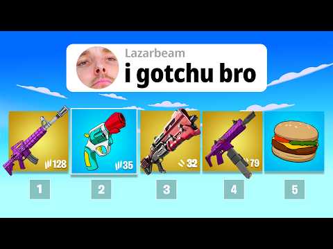 I Tested YOUTUBER LOADOUTS in Fortnite Simpsons!