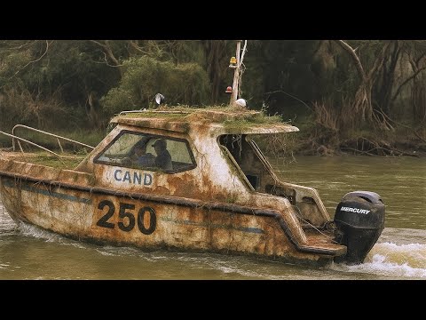 A genius boy restored an abandoned engine into a high-speed Canon 250 engine.