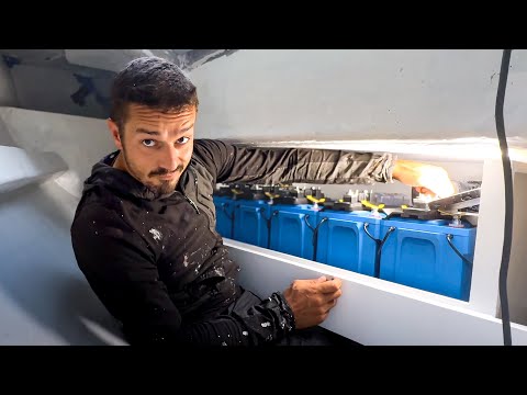 Wiring 50kWh of Lithium Batteries (The Correct Way) | Step 467