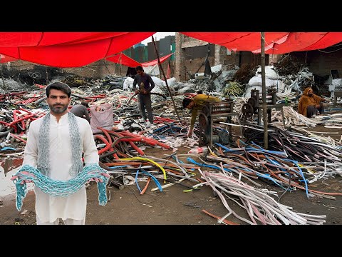 How Millions Waste Electrical Wires Recycling And Manufacturing Quality Iron Chain Inside Factory