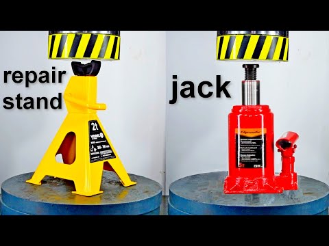 HYDRAULIC PRESS VS JACKS AND MECHANICAL RACKS EXPENSIVE AND CHEAP