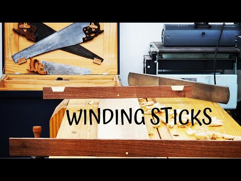 Winding Sticks Build (Hand Tool Woodworking)