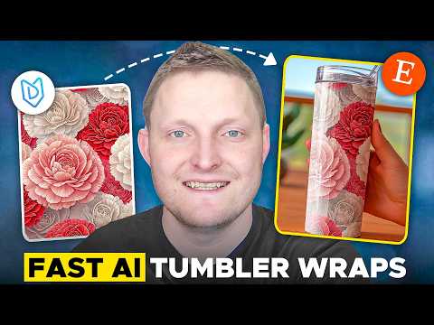 Easiest Way To Make Tumbler Wraps With AI | Sell Digital Downloads On Etsy