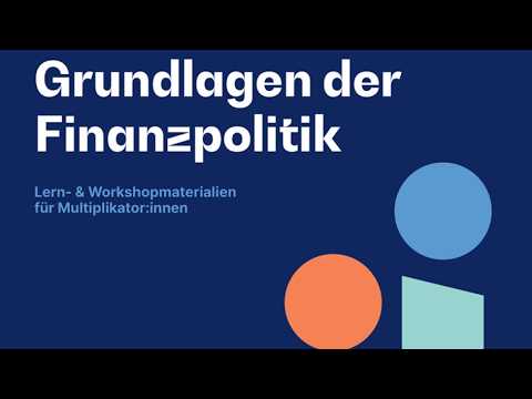 Bildungsmaterial "Generationengerechte Finanzpolitik"