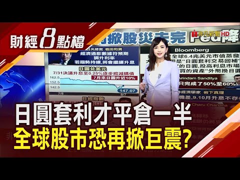 日圓套利交易數兆美元引爆全球股災 全球經濟衰退浮現? 美股周一重摔3%是黑天鵝嗎?｜主播 許娸雯｜【財經8點檔】20240807｜非凡新聞