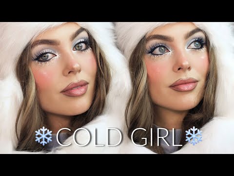 FROSTY MAKEUP❄️Cold Girl Makeup Tutorial 2025🎀
