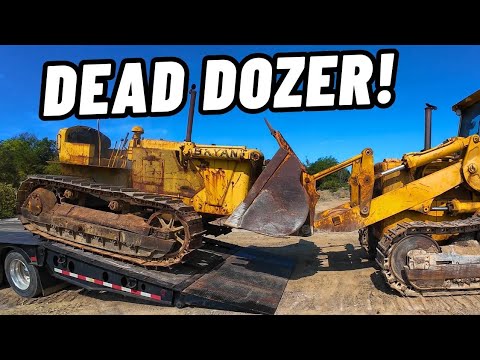 Cats Saving Cats | Picking up a D6 Dozer and 977 Loader!!! (Will it start??)