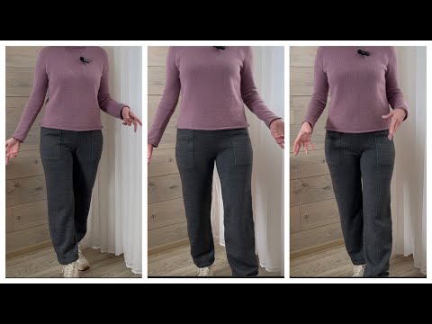 Брюки на любой вязальной машине