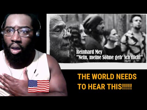American Guy Reacts to Reinhard Mey & Freunde - Nein, meine Söhne geb' ich nicht [Offizielles Video]