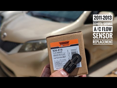 2011-2013 Toyota Sienna A/C flow sensor replacement