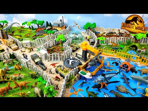 COSTRUYENDO MI PROPIO JURASSIC WORLD REBIRTH CON MINI DINOSAURIOS.