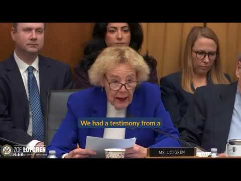 Lofgren Questions Jack Smith at House Judiciary Hearing