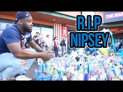 Paying Respects To Nipsey Hussle In His Neighborhood