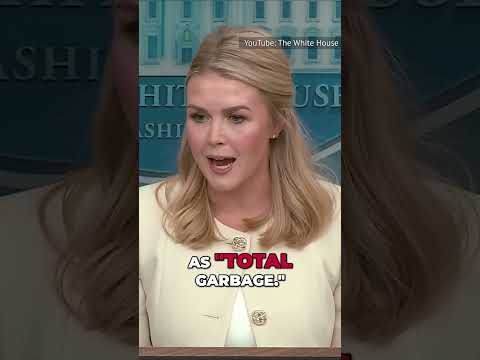 Karoline Leavitt's Backlash For False Claims #karolineleavitt #trumpwhitehouse #trump