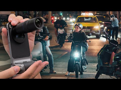 Low-light street photography with the Vivo X300 Pro + Zeiss teleconverter