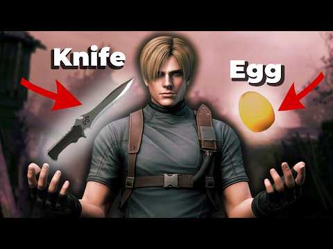 I beat Resident Evil 4 without shooting…