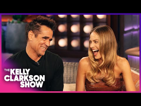 Margot Robbie & Colin Farrell Answer Rapid Fire Questions With Kelly Clarkson