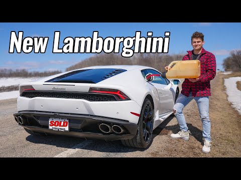 I Bought a Lamborghini and Ran it Outta Gas On The Way Home
